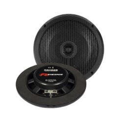 Renegade RSM62B Altavoces de 6.5″ para Techo Pared Baño Marino Exterior Negros Coaxiales de 2 Vías de 160W Máximo