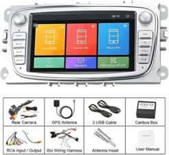 PANTALLA 7" FORD FOCUS OVALADA 1-16GB