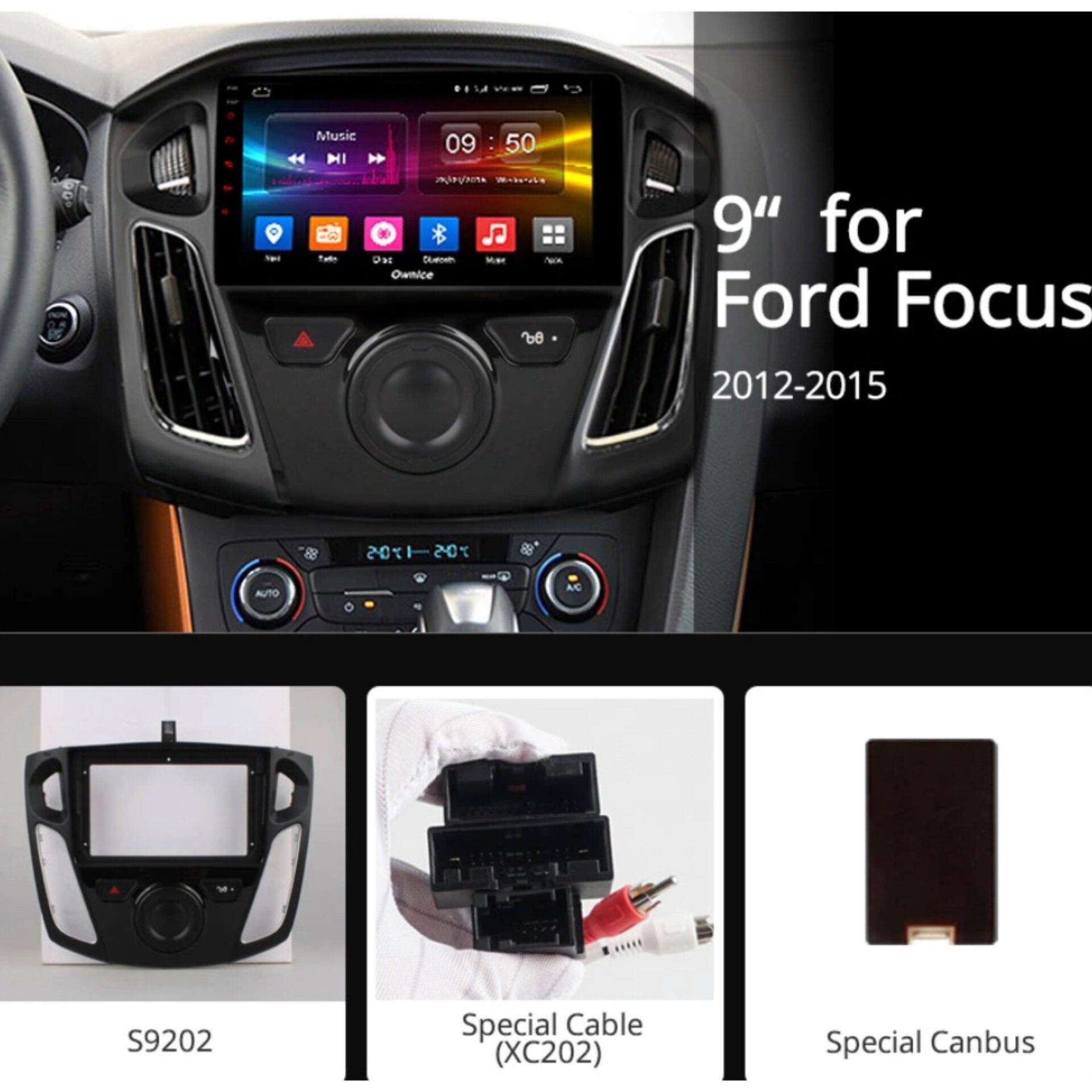 Kit 9" Ford Focus MK3 (B) del 2012-2017 - Imagen 2