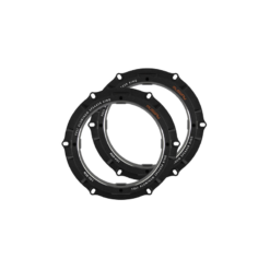 Musway MSR-VO1 16,5 CM ANILLOS DE ALUMINIO DEL ADAPTADOR DEL ALTAVOZ (1 PAR/6-HOLE) PARA VOLKSWAGEN/AUDI/SKODA/SEAT