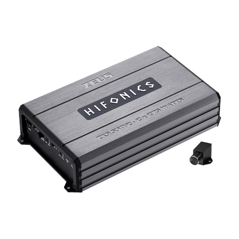 HiFonics ZXS550/2 Amplificador compacto digital de 2 canales Clase D