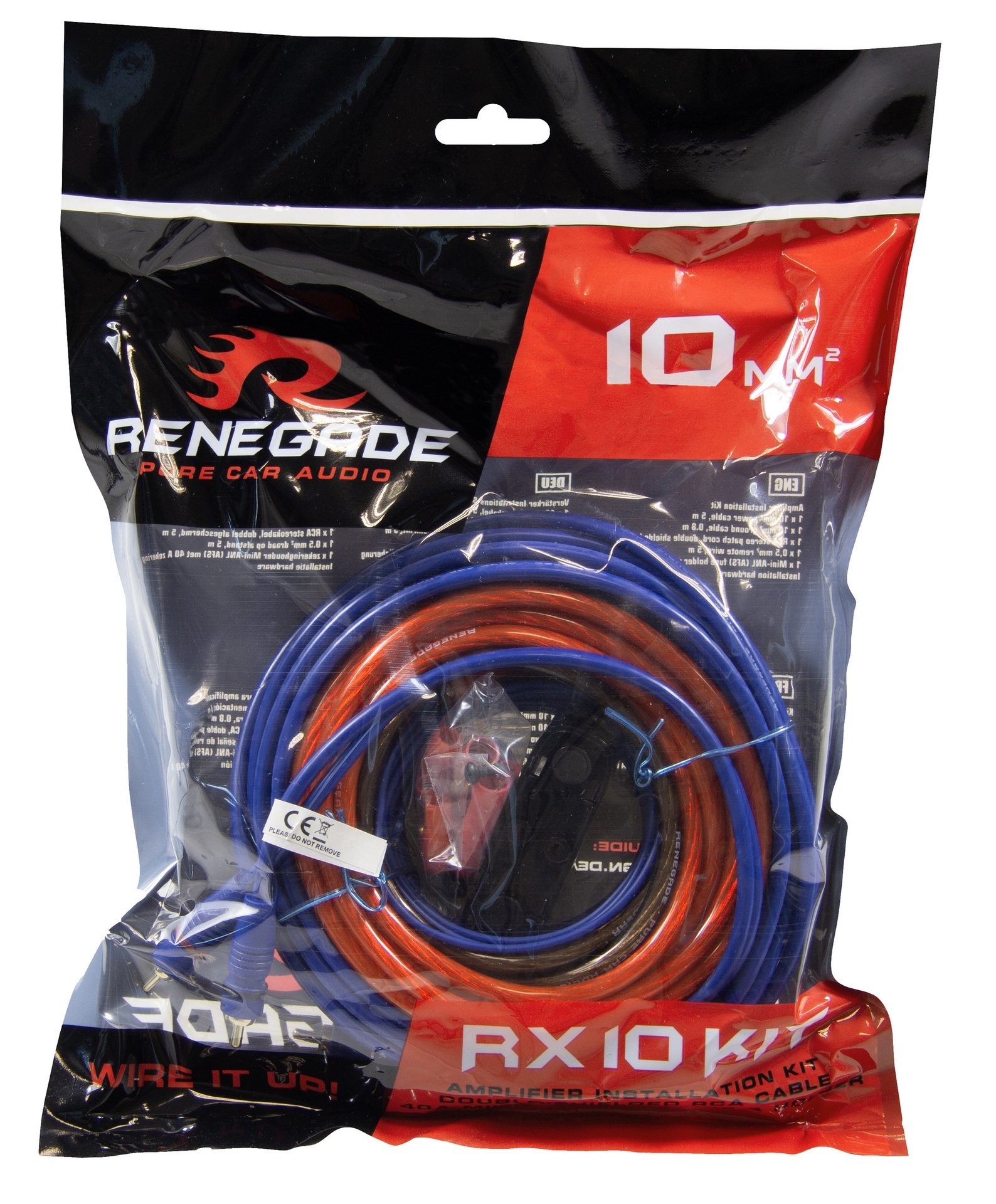 RECOIL 2-Channel 10mm2 Amplifier Installation Wiring Kit (8 Guage - View #5