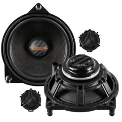 MUSWAY Sistema de Componentes de 2 Vías de 100mm (4”) para MERCEDES BENZ Clase C / GLC / E **