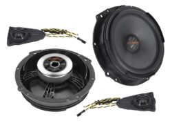 MUSWAY Sistema de Componentes de 2 Vías 200mm (8") para Volkswagen