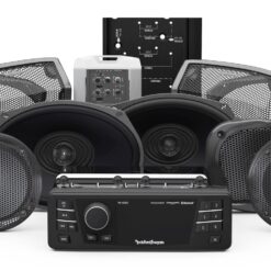 ROCKFORD FOSGATE Audio Kit HD9813RGU-STAGE3 - Receptor de medios digital, seis altavoces y kit de amplificador para Harley-Davidson Road Glide Ultra 1998-2013