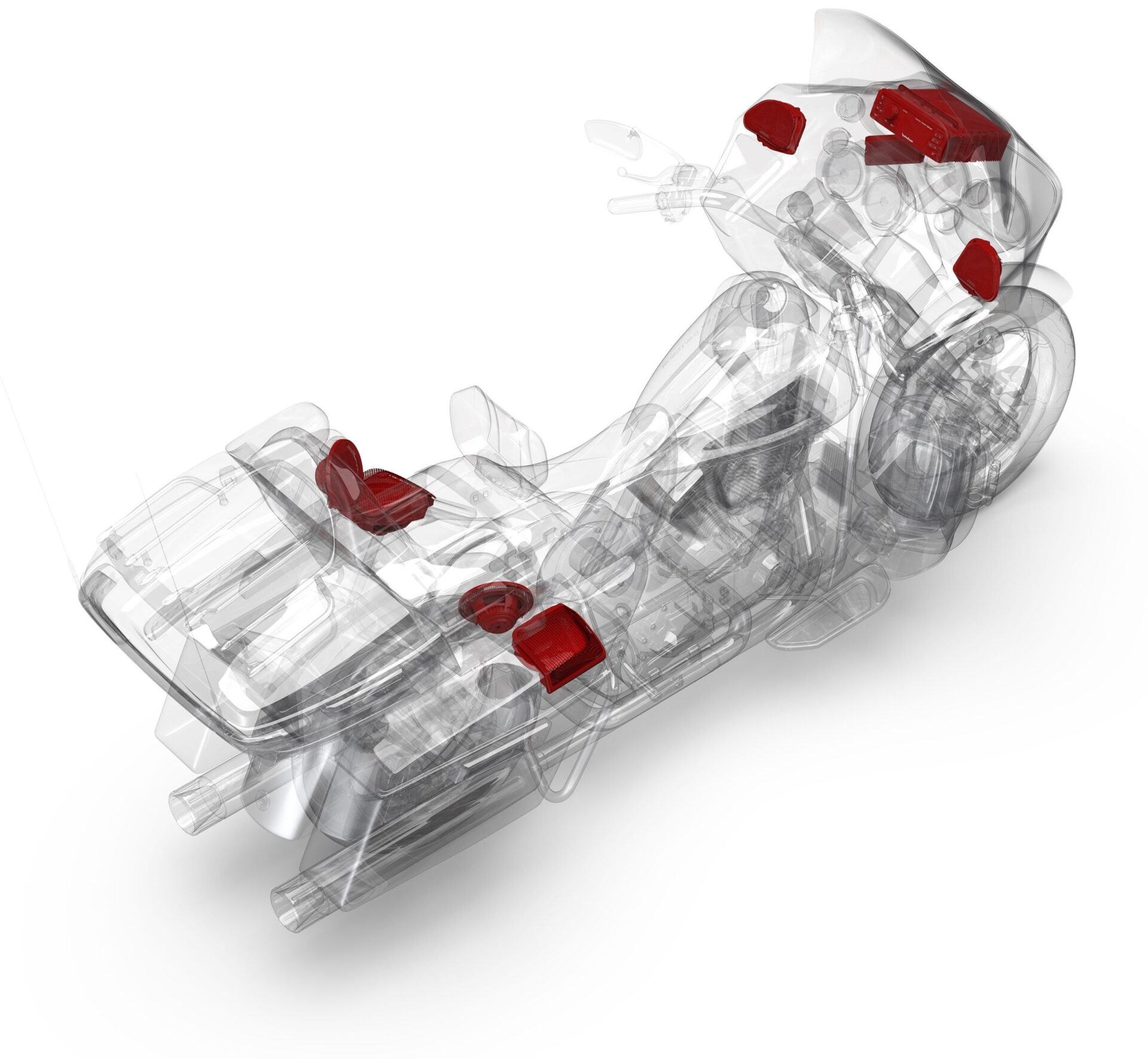 ROCKFORD FOSGATE Audio Kit HD9813RGU-STAGE3 - Receptor de medios digital, seis altavoces y kit de amplificador para Harley-Davidson Road Glide Ultra 1998-2013 - Imagen 2