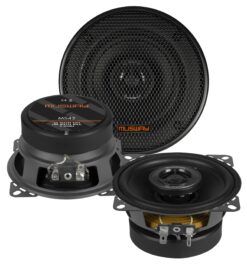 MUSWAY Altavoces Coaxiales de 2 Vías de 100mm (4”)
