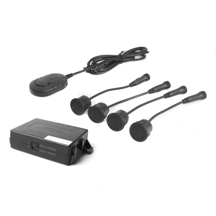 Steelmate PTS411EX Asistente de Aparcamiento Frontal o Trasero con Sensores Negros y Zumbador