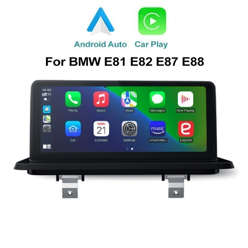 Pantalla Tactil 10.25″ para BMW Series 1 E81 E82 E87 E88 Solo CarPlay y Android Auto Inalámbrico - Compatible con Coches sin Pantalla OEM de Fábrica