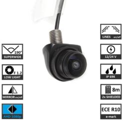 Minicámara BC UNI-WIDE AHD 1080p AHD, 180°