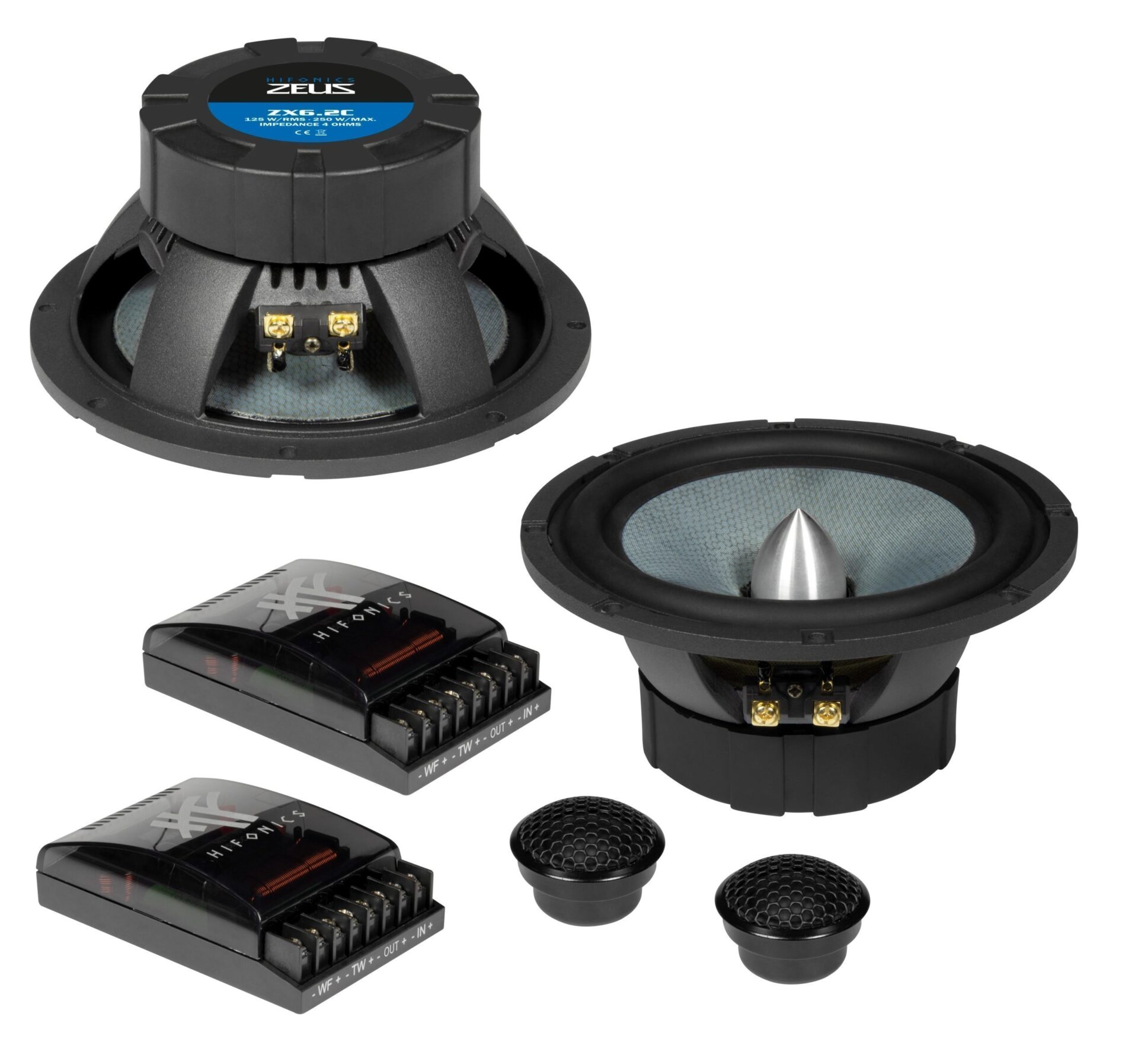 Sistema de componentes de 2 vías de 16,5 cm (6,5")-HIFONICS - Imagen 5