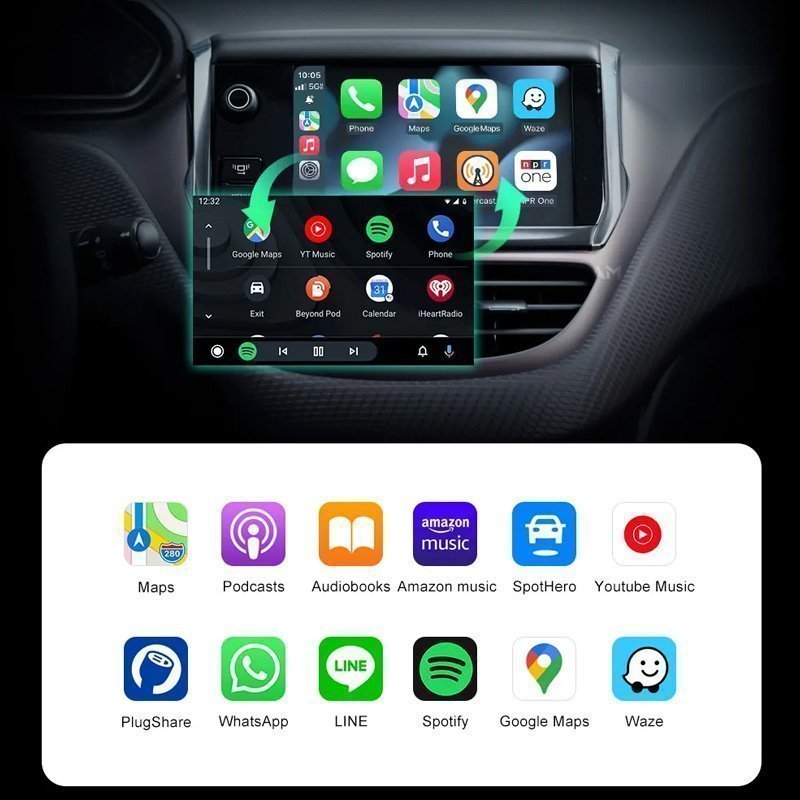Interface Carplay + Android Auto Peugeot Citroen para Pantallas de Origen - Imagen 10