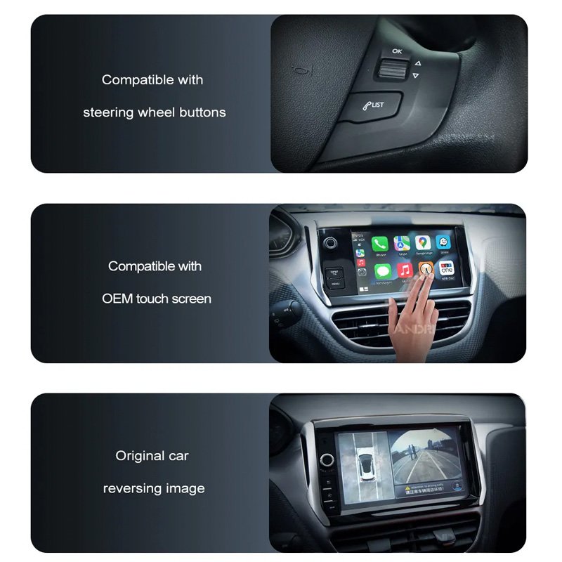 Interface Carplay + Android Auto Peugeot Citroen para Pantallas de Origen - Imagen 8