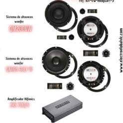 Kit Compuesto 3 de Altavoces para Volkswagen VW