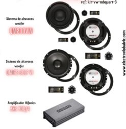 Kit Compuesto 3 de Altavoces para Volkswagen VW