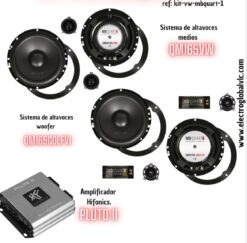 Kit Compuesto 1 de Altavoces MBQUART para Volkswagen VW