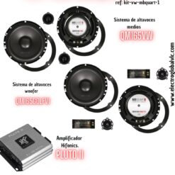 Kit Compuesto 1 de Altavoces MBQUART para Volkswagen VW