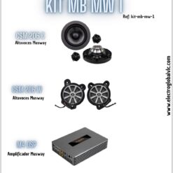 Kit Compuesto 1 de Altavoces MUSWAY para Mercedes-Benz MB