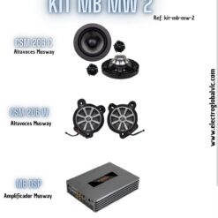 Kit Compuesto 2 de Altavoces MUSWAY para Mercedes-Benz MB