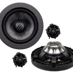 Sistema Componente de 2 Vías de 10 cm (4”) para Mercedes-Benz Clase C (W206)
