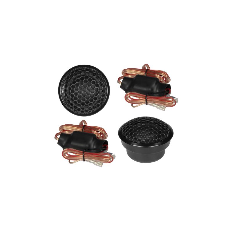 HiFonics ZX6.2T Tweeters de neodimio de cúpula de seda de 25 mm (1")