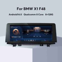 Android 14.0 8G+128G Car MultiMedia Interface For BMW X1 F48 GPS Radio Bluetooth Smart Navigation CD Player Head Unit Entertainment System Upgrade