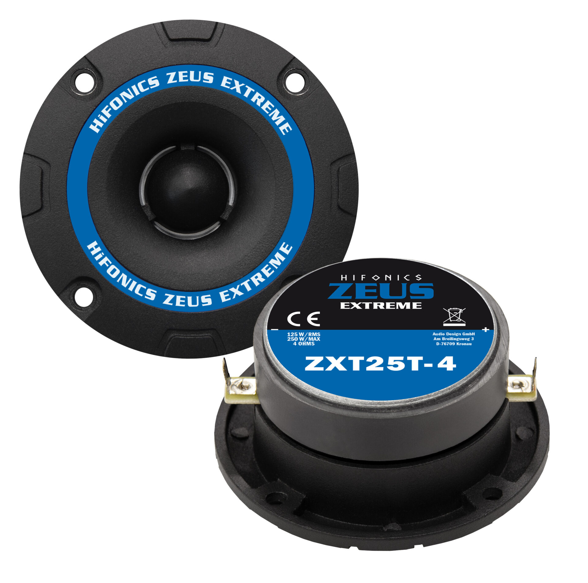 ZXT25T-4 25 mm (1") SPL Horn Tweeters