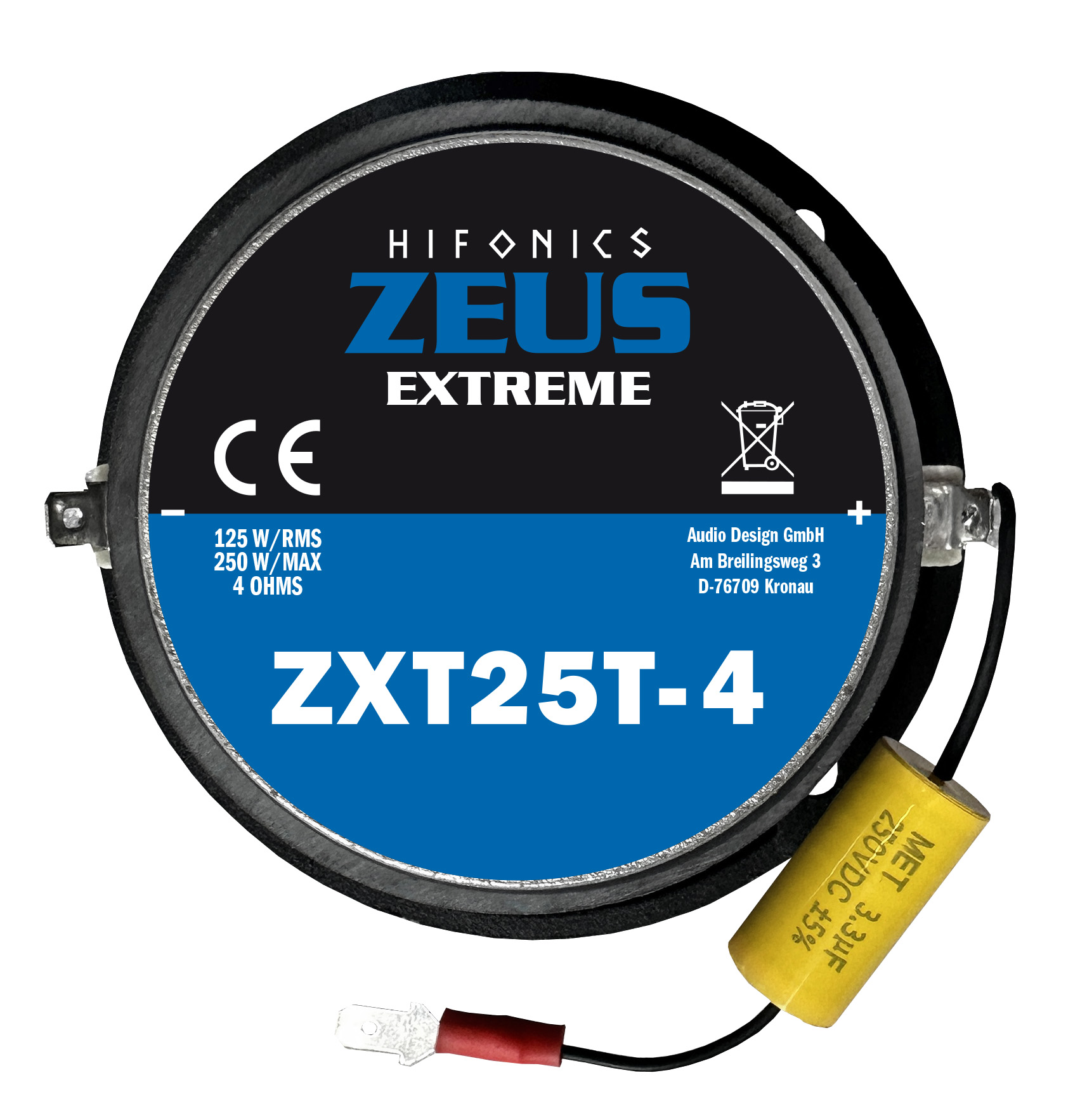 ZXT25T-4 25 mm (1") SPL Horn Tweeters - Imagen 2